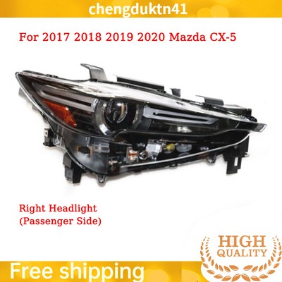 For 2017-2020 Mazda CX5 CX-5 Right Passenger Side LED Headlight Black with AFS