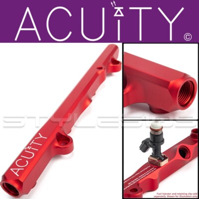 ACUITY 1913-Red 15mm K-Series Fuel Rail For Honda & Acura K-Series Engines