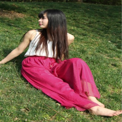 Lady Chiffon Wide Leg Pants High Waist Palazzo Trouser Flare Culottes Casual Fit