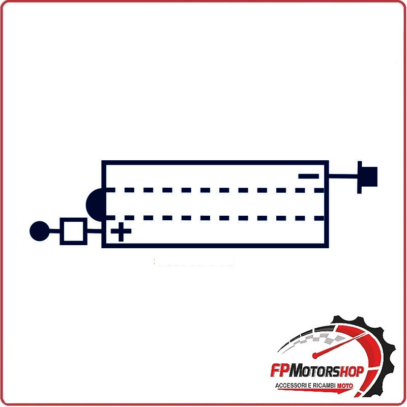 BATTERIA PER MOTO MARELLI 6N2-2A-SM 6N2-2A 6V 2Ah YAMAHA TT 600 85-92