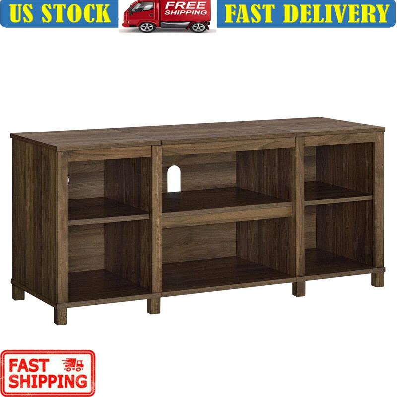 W/ Wide Open Storages Shelf For Tvs Up To 50" Sturdy Canyon 