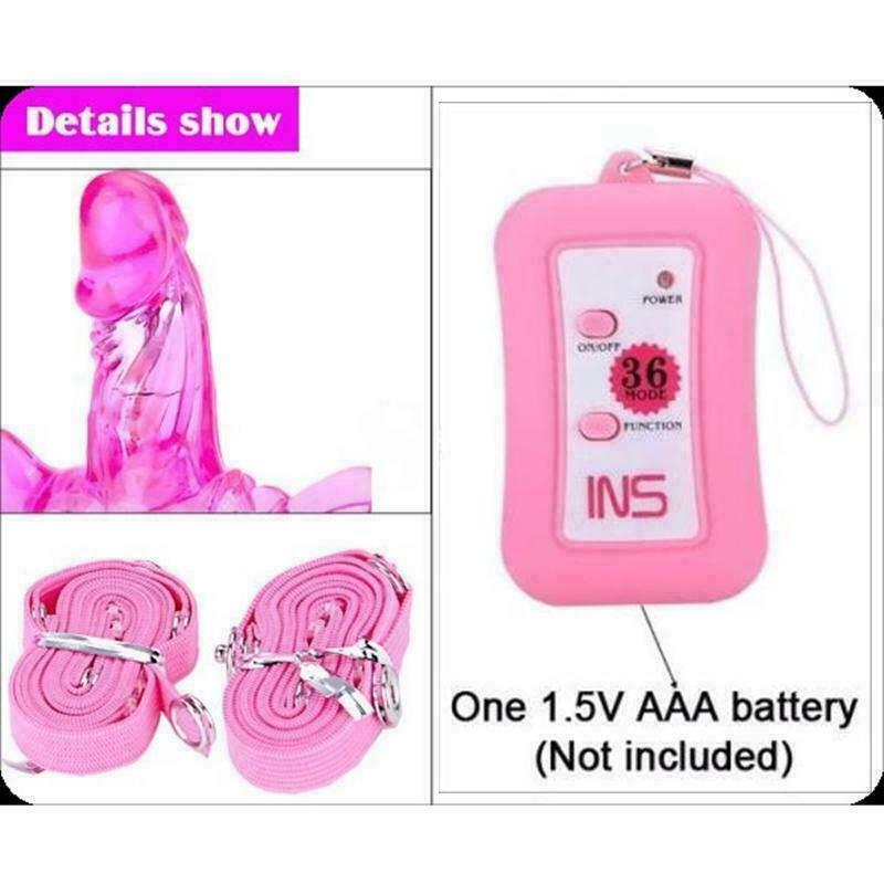 Wireless Wearable Butterfly Strap-on Dildo Vibrator For Women Couples Sex Toys - Picture 5 of 12