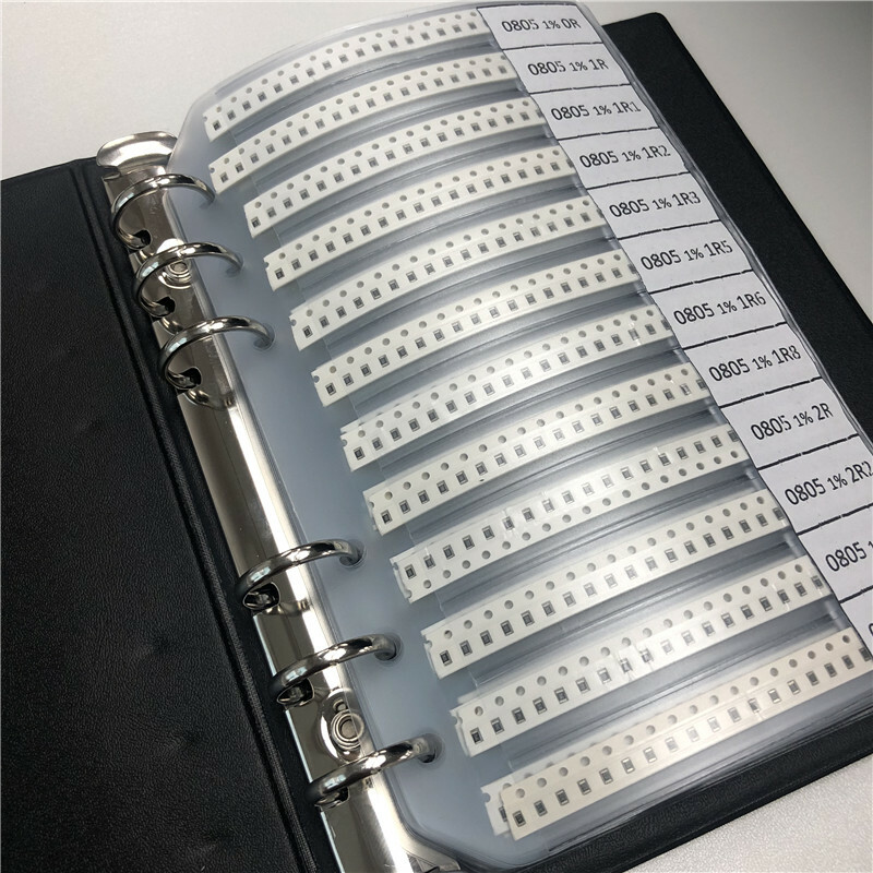 0805 1% SMD SMT Chip Resistors Assortment Kit 170Values x25 Assorted Sample Book