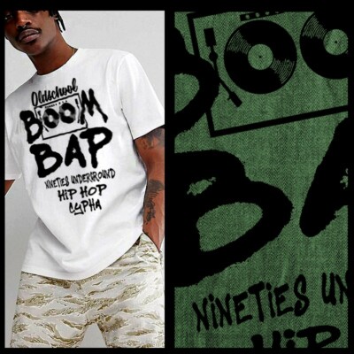Hip Hop t-shirt 90s rap music underground Cypha Brooklyn New York XL White tee