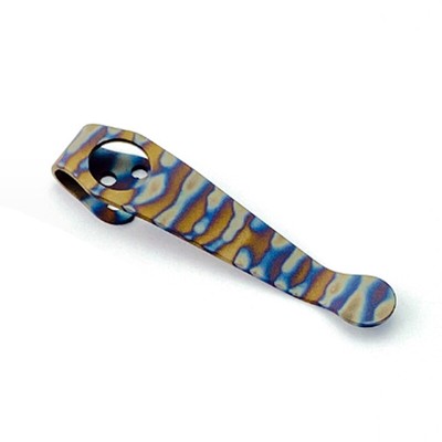 Titanium Alloy Pocket Back Clip For Spyderco C81/C85/C223 Para 3 Folding Knife