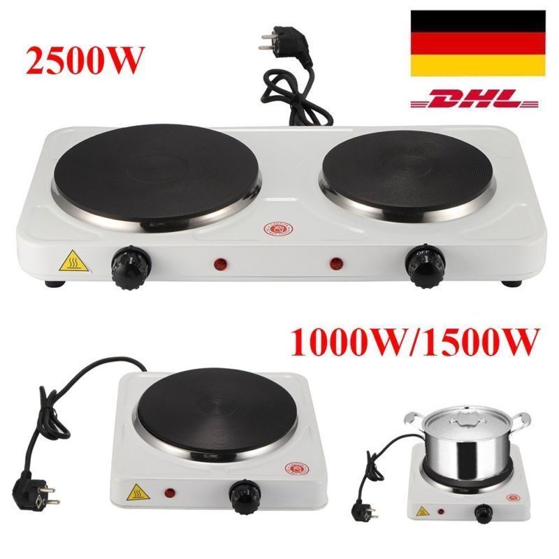 Kookplaten en rechauds Camping 15,5cm Elektrokocher Kochplatte Kochfeld Herdplatte Kocher