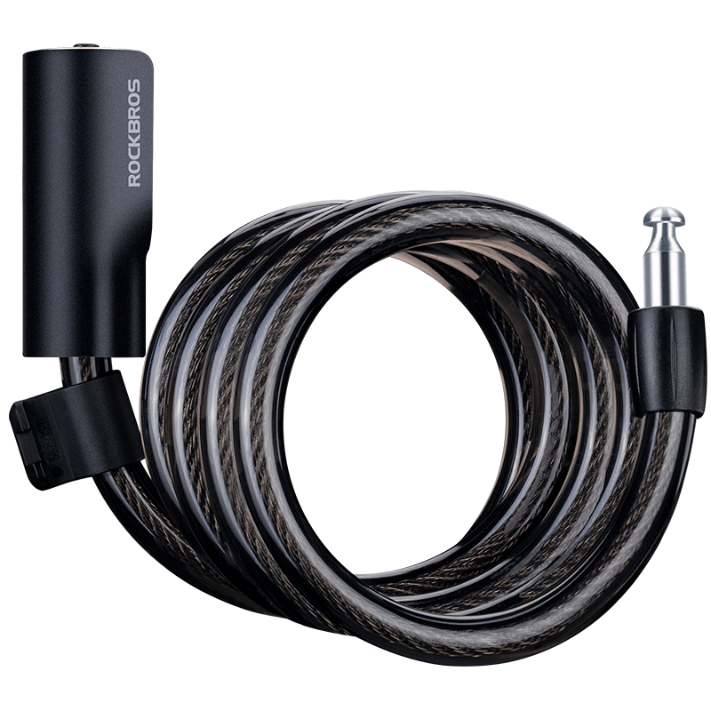 ROCKBROS Bicycle Bike Anti-Theft Security Steel Cable Lock Chain Portable Safety