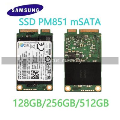 Samsung SSD PM851 mSATA 256GB/512GB/128G Mini SATA  3 Internal Solid State Drive
