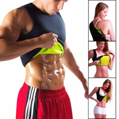 Best Waist Trainer Sweat Vest Men Body Shaper Belt Corset Sauna Suit Weight Loss