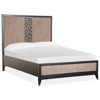 Magnussen B5013 Ryker Complete Cal. King Panel Bed w/Upholstered Headboard