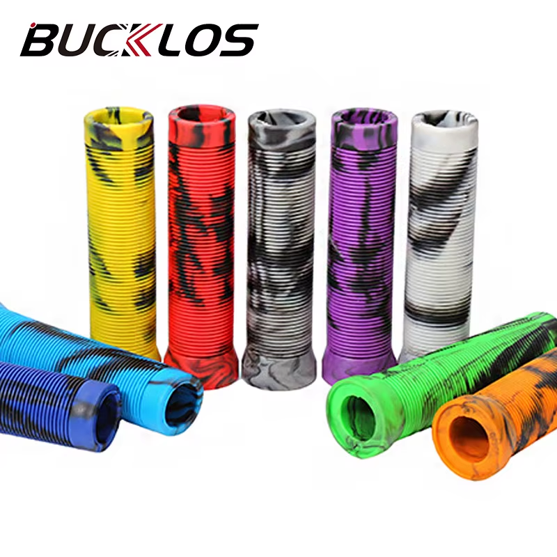 Rubber Mtb Bike Grip Bicycle Handle Bar Cuffs Cover Anti-slip Tricycle Skateboar