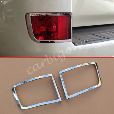For Toyota Land Cruiser 2016-2020 Accessories Chrome Rear Fog Light Cover Trims