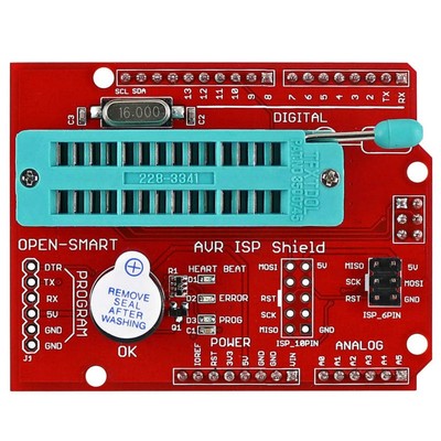 AVR ISP Shield Burning Burn Bootloader Programmer for Arduino R3