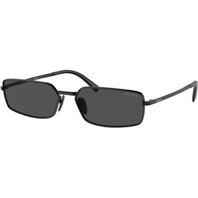PRADA PRADA SUNGLASSES PRA60S 1AB5S0 59MM BLACK / DARK GREY LENS