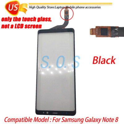 Replacement For Samsung Galaxy Note 8 Front Touch Screen Digitizer Glass Black