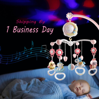 Baby Bed Bell Hanging Rattles Toys Newborn Crib Toys Gym Baby Activity Mobile