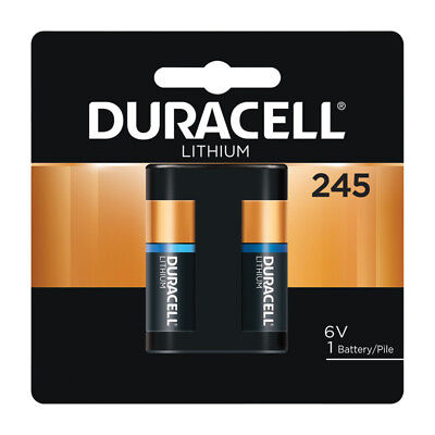 Duracell Ultra Lithium 245 DL245BPK Camera Battery 6 Volts 1 pk.