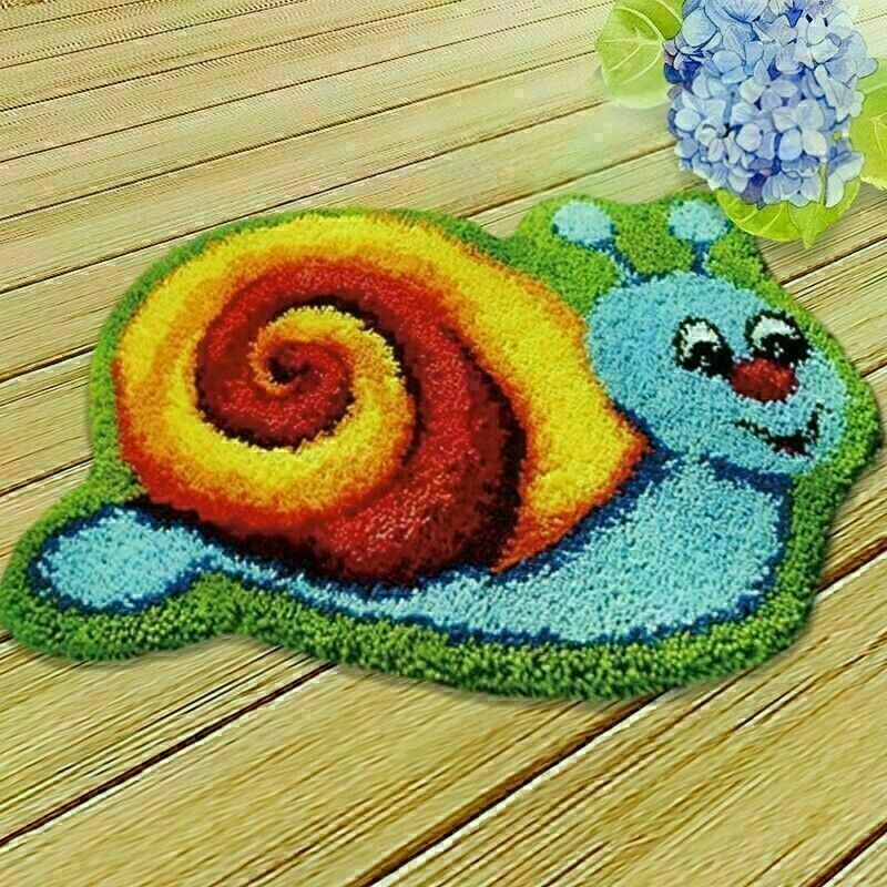 Latch Hook Rug Making Kit Beginners Craft Embroidery Kits DIY Decor Needlework