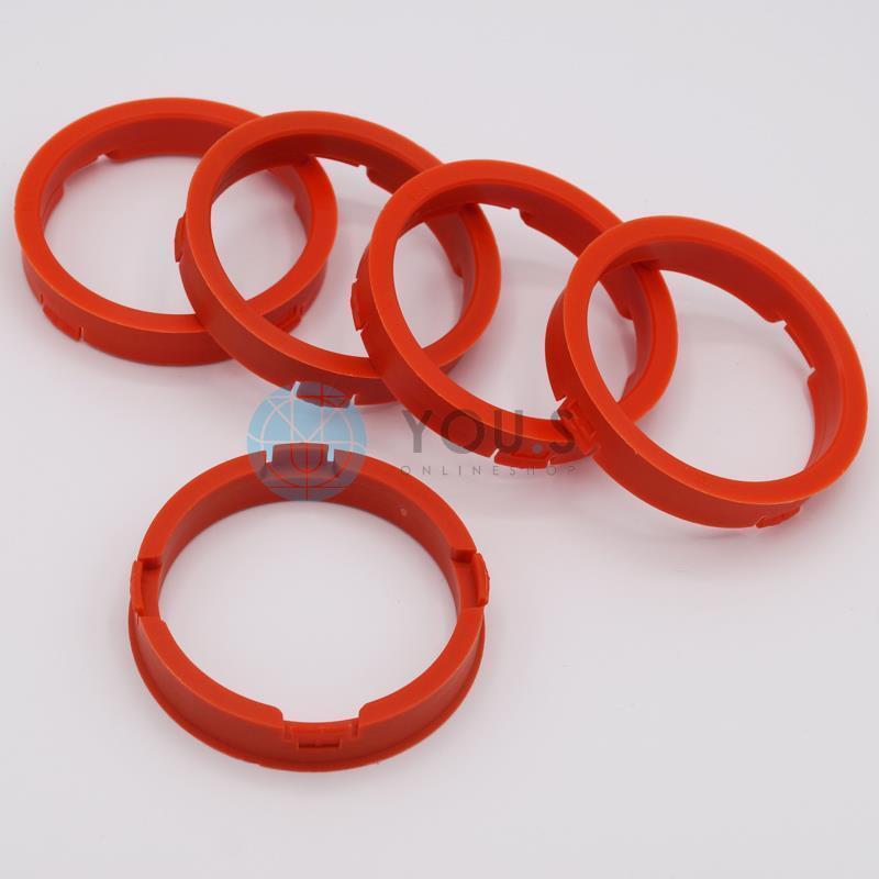 10 x ZENTRIERRINGE DISTANZRING für ALUFELGEN S50 73,1 - 63,4 mm CMS, DBV