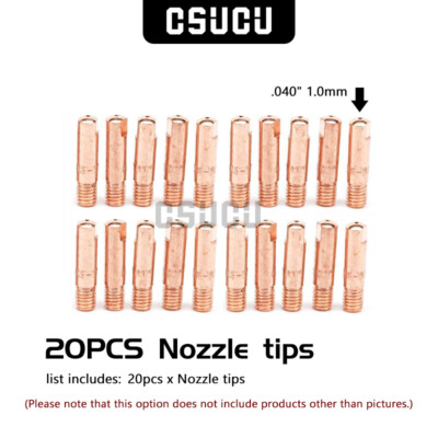 Contact Tip Kit fit HITBOX 3 IN 1 MIG MAG 120AMP 220V Gasless Flux-Core Welder