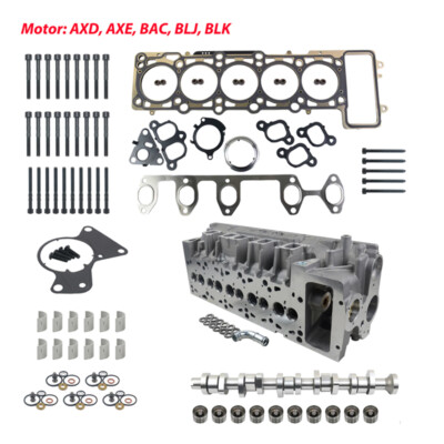 Zylinderkopfsatz Für VW T5 Touareg 2,5TDI AXD AXE BAC BLJ BLK Ventile Pumpe Düse