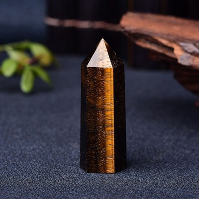 Natural Quartz Crystal Point Wand Healing Mineral Stone Obelisk Reiki Gem Decor