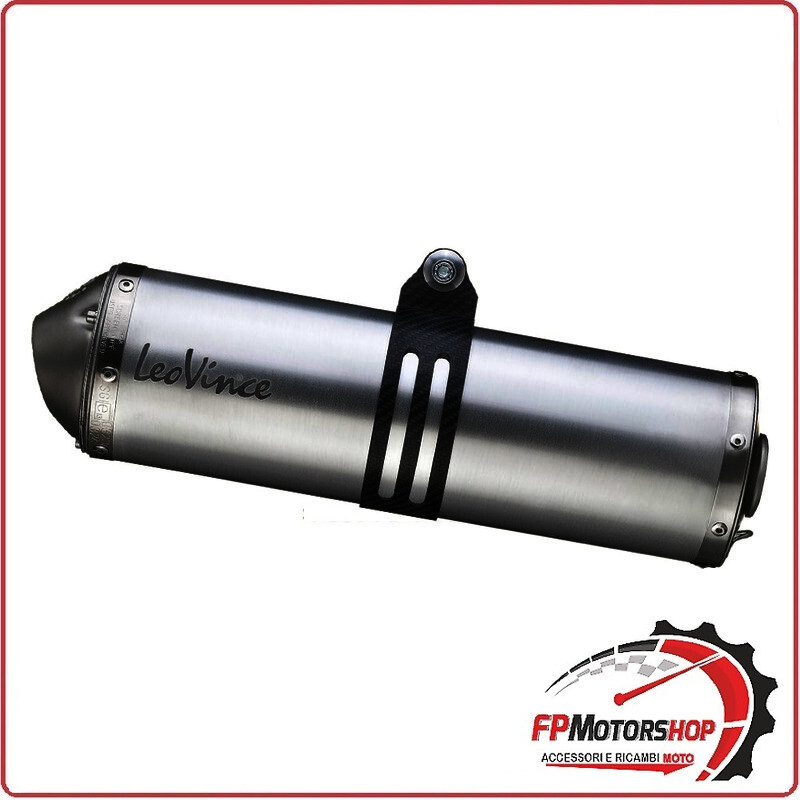 COPPIA TERMINALI DI SCARICO PER YAMAHA XT 660 R/X 04-16 LEOVINCE 3968E OMOLOGATO