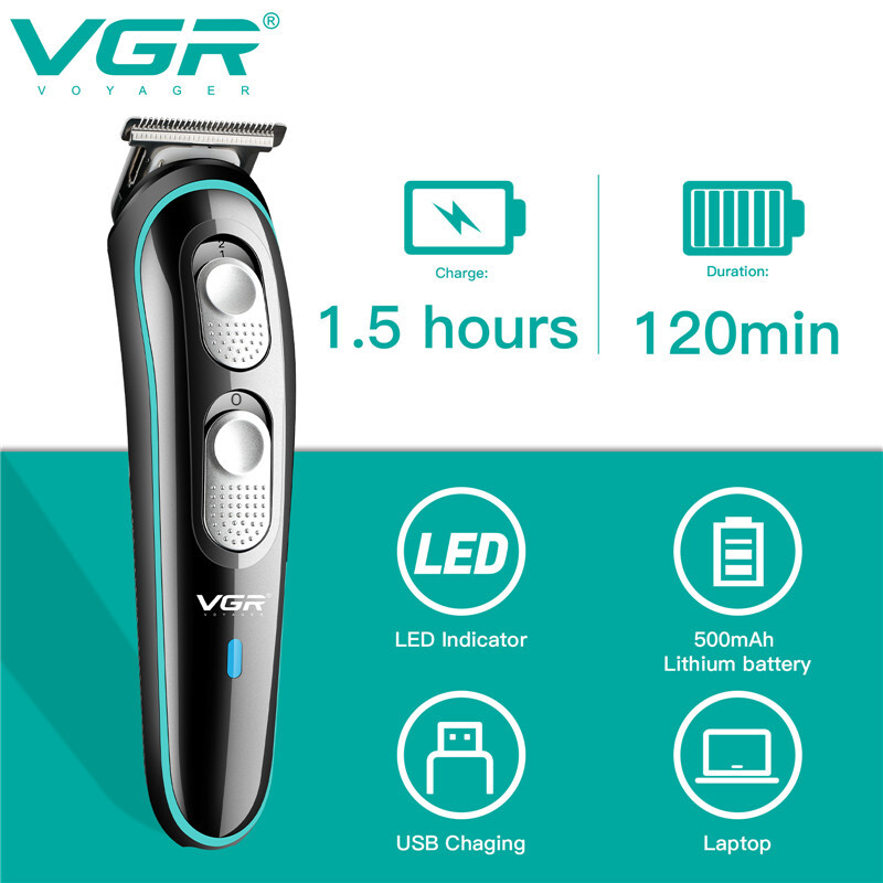 VGR Hair Clippers Professional Mens Shaver Trimmers Machine Cordless Barber V055