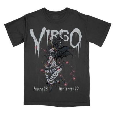Live Zodiacc Sign Graphic Tee, Horoscope Shirt, Astrology T-Shirt, Aries,Virgo