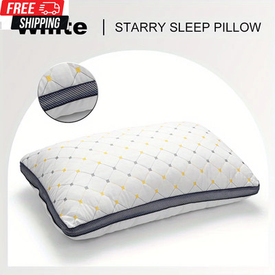 1Pc Hotel'S Same Feather Cotton Pillow Core Three-Dimensional Neck Pillow Sleep