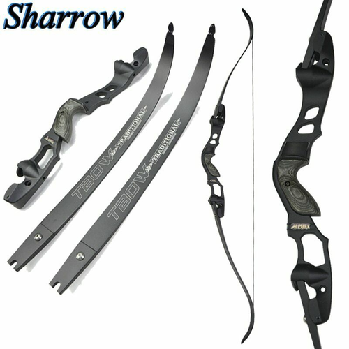 63inch Archery Recurve Bow Traditional Bow 30-55Ibs IBO 210FPS ILF Interface