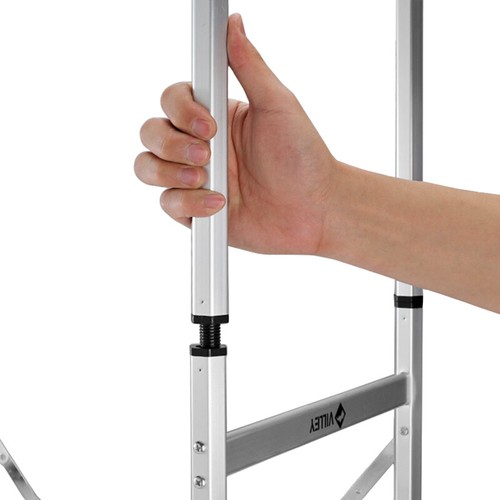 VILLEY Folding Camping Table 2ft Portable Lightweight Table w/Adjustable Legs US