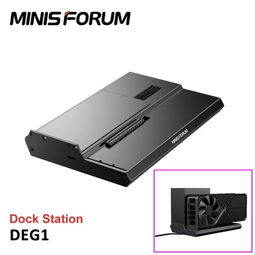 Minisforum DEG1 外付けGPUドック Oculink対応 Minisforum DEG1 OcuLink外付けGPU ドッキング ステーション