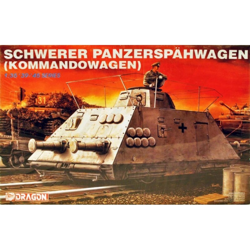[Fr] Dragon Schwerer Panzerspahagen Kommandowagen Kit 1:35 - D6071