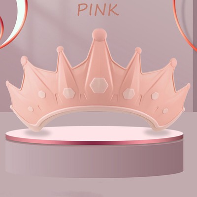 Baby Crown Shampoo Cap Duschhut wasserdichte Badekappen für Kinder 