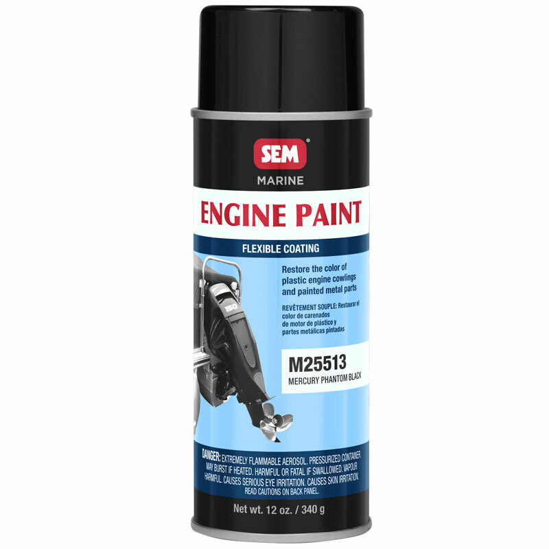 Sem M25513, Mercury Phantom Black, Outboard Engine Paint New for sale