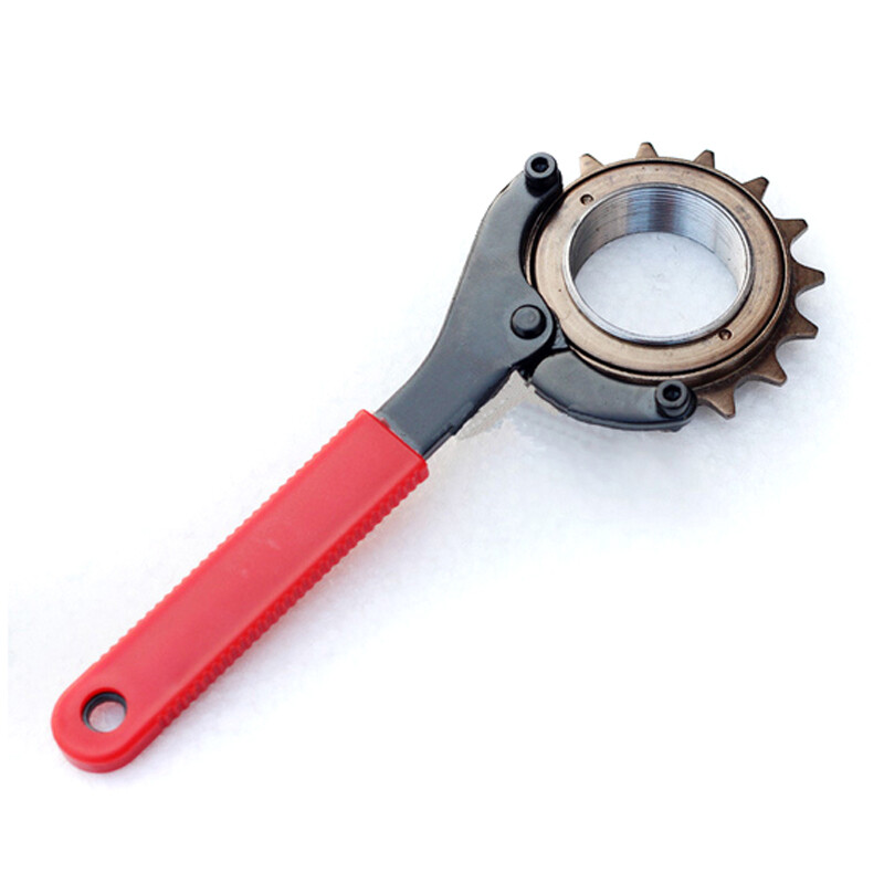 Bike Bicycle Crank Set Bottom Bracket Wheel Remover Slotted Wrench Repair Tool '