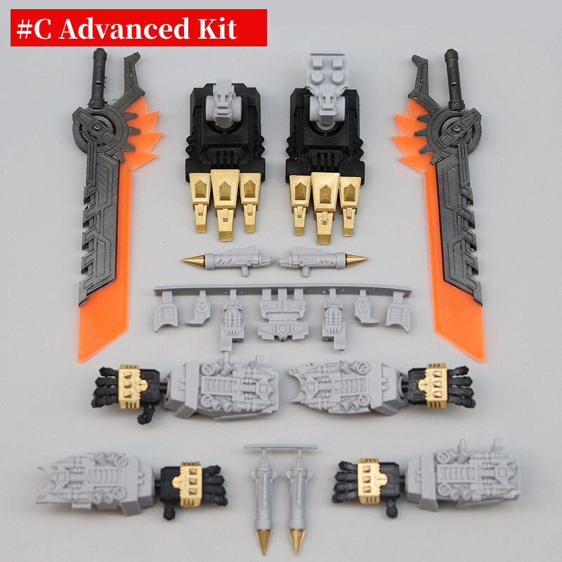 DIY Filler Hand Foot Weapon Upgrade Kit For Legacy Core Dinoking Volcanicus
