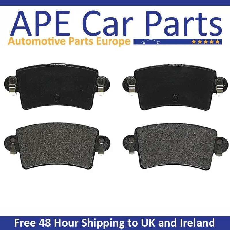Rear Brake Pads New Set Of 4 For Renault Master & Vauxhall Movano 2000-2010