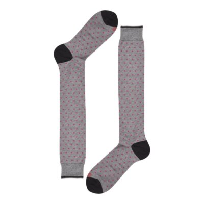 Носки Long Man RED Lasv Black Grey Print Polka Dot One Size 2280oz Сделано