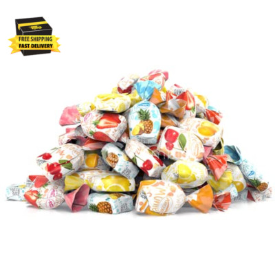 Arcor Fruit Filled Bon Bons by  - Hard Candy with Soft & Chewy Interior (16 Oz) 