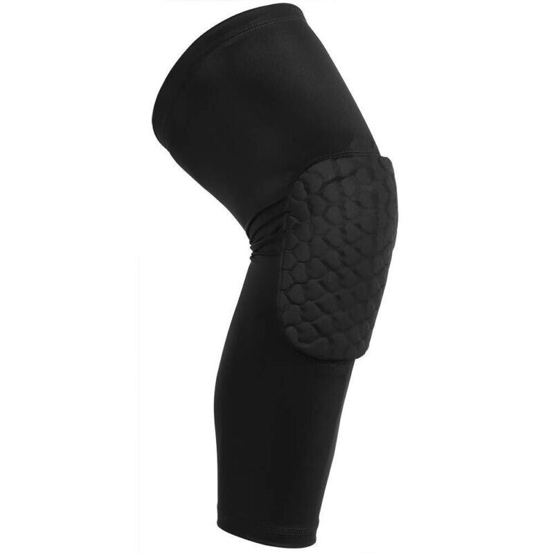 Knee Pad EVA Padded Crashproof Long Leg Sleeve Anti Slip Knee