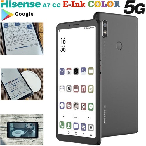 Hisense A7CC シルバー 5G Hisense A7 CC Color E Ink Screen Smartphone 4G Android