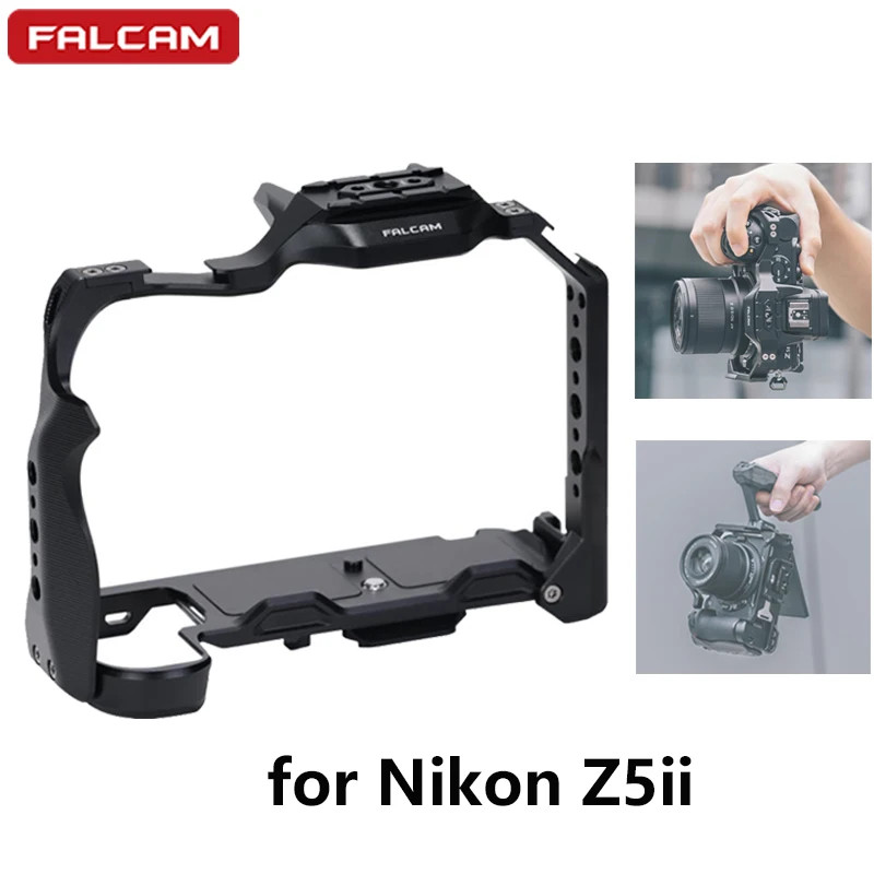 Cage for Nikon Z5ii Compatible with F22&F38&F50 Quick Release Ecosystem Full fra