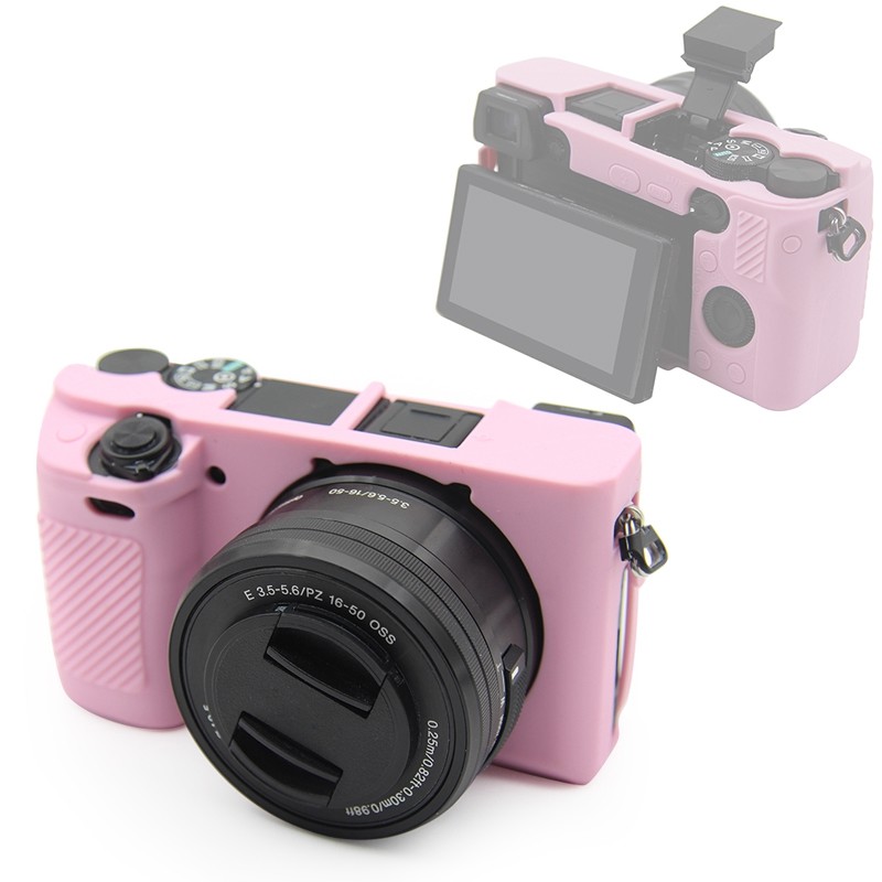 ️ Silicone Skin Case Armor Bag Camera Cover Protector For Sony A6100