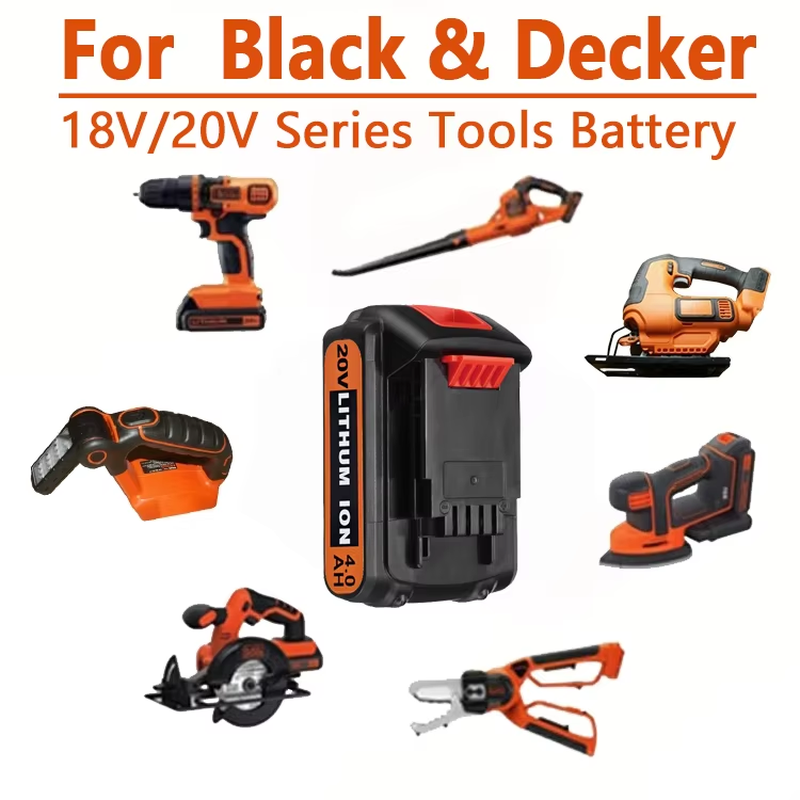 18V 3.0Ah/8Ah Replacement Battery for Black&Decker Power Tools BL2018 BL1518 BL2
