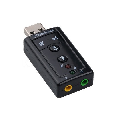 Mini USB 2.0 3D Virtual 480Mbps External 7.1 Channel Audio Sound Card Adapter