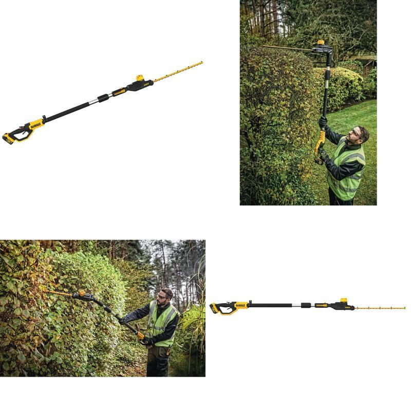 20V Max Lithium-Ion Cordless Pole Hedge Trimmer Kit With (1) Battery 4.0Ah, Char