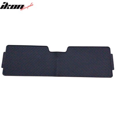 Fits 18-23 Chevy Equinox Black Rubber All Weather Floor Mats