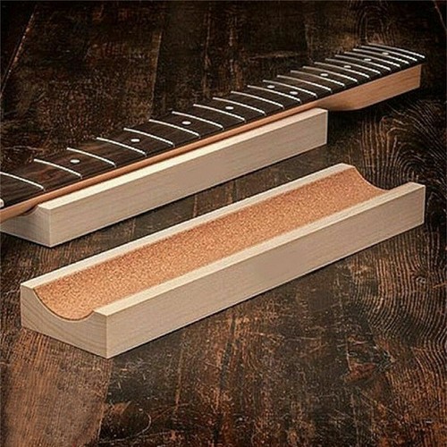 Guitar Bass Neck Rest Caul Neck Rest Long Neck Support Guitar Fretwork Cork Line